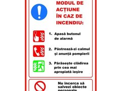 Indicatoare pentru prevenirea in caz de incendiu